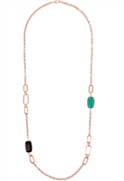 Collana Bronzallure Donna Alba in Lega metallica Pietre dure WSBZ02092BO+GM - WSBZ02092BO+GM